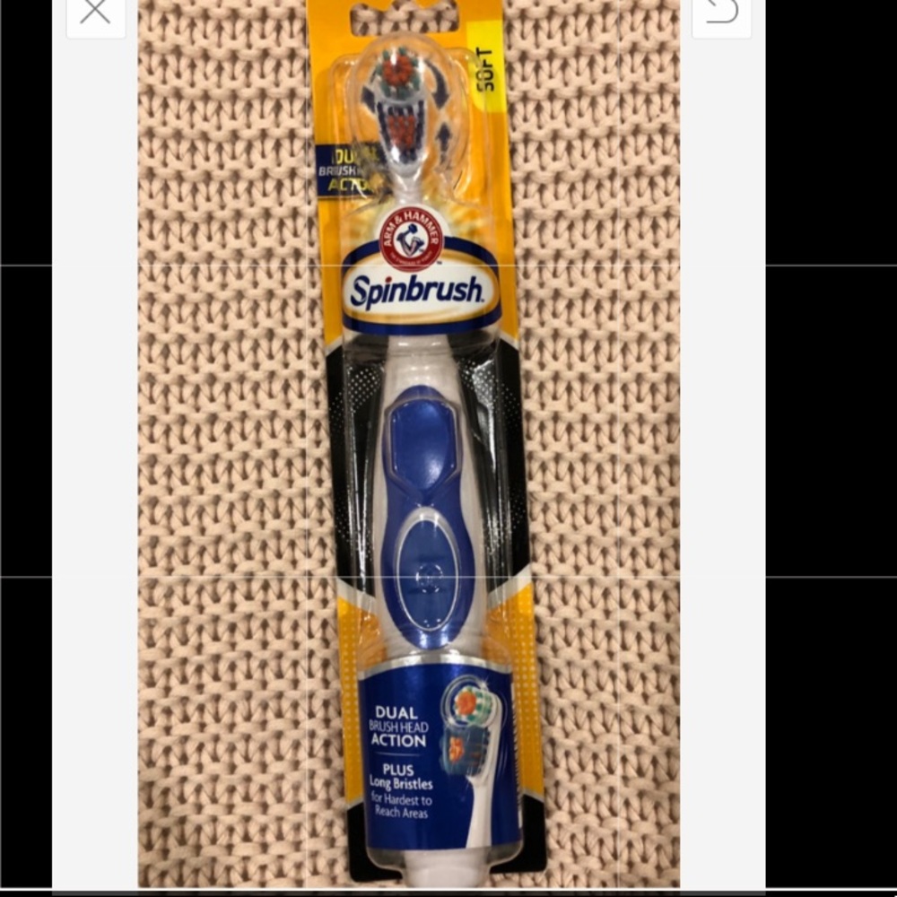 Spinbrush PRO+ Extra White Powered Toothbrush $9
